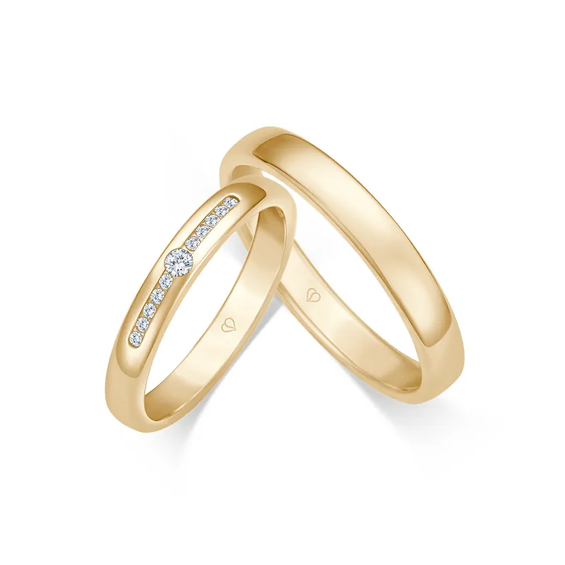 Trauringe Gelbgold Abverkauf