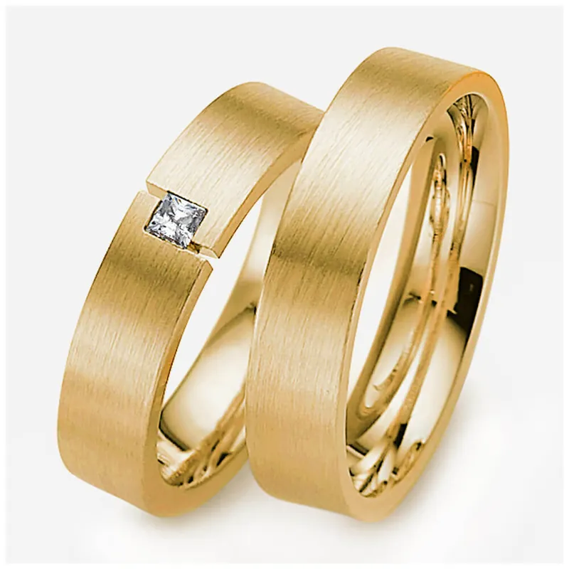 Original Trauringe Gelbgold