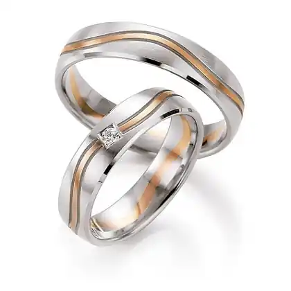 Im Trend Trauringe Mehrfarbig