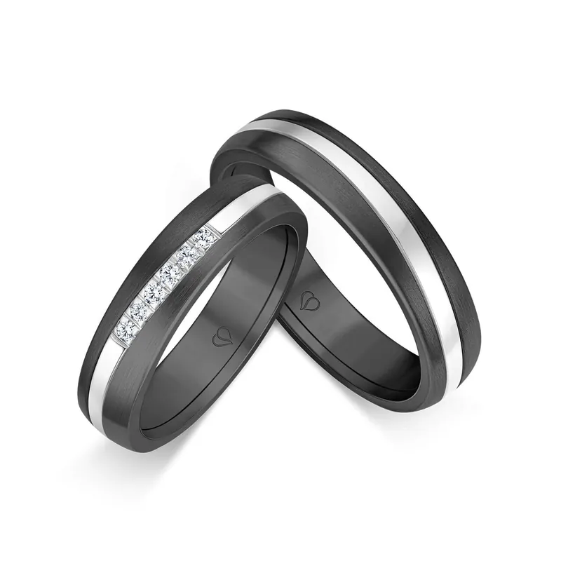 Im Trend Trauringe Mehrfarbig