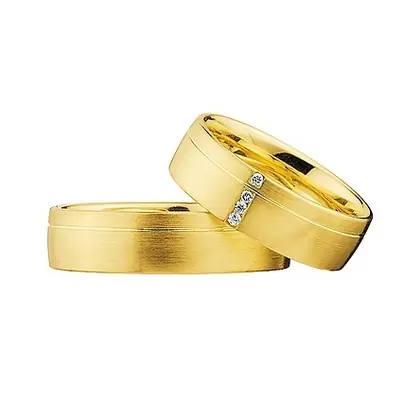 Trauringe Gelbgold Zertifiziert