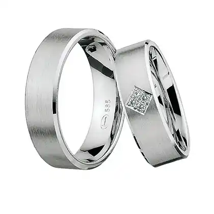 Markenprodukt Trauringe Weißgold