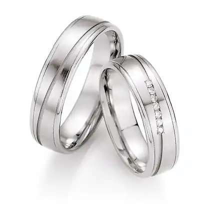 Trauringe Weißgold Abverkauf