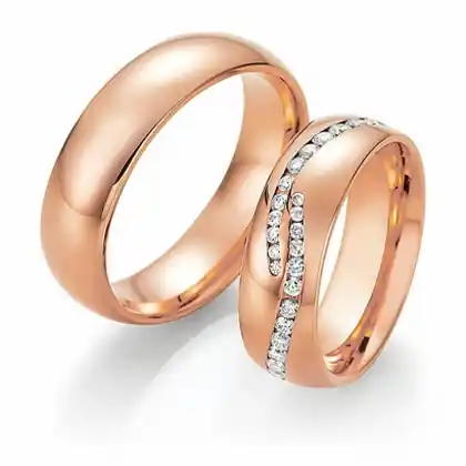 Trauringe Rotgold Hochwertig