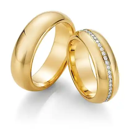 Kracherpreis Trauringe Gelbgold