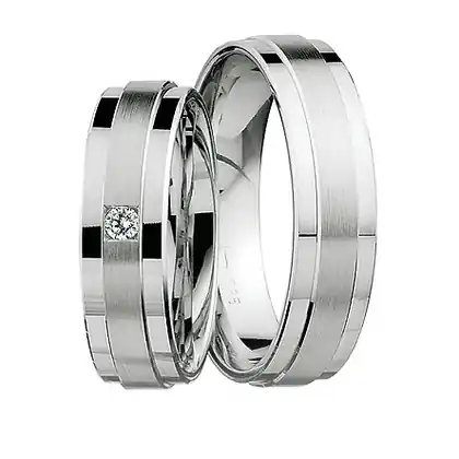 Direktkauf Trauringe Weißgold