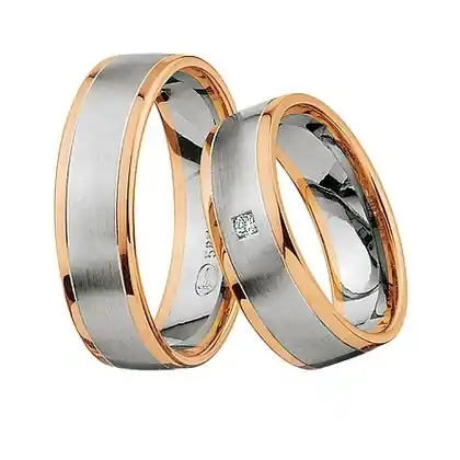 Neu Im Sortiment Trauringe Mehrfarbig