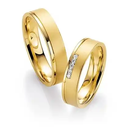 Trauringe Gelbgold Echt