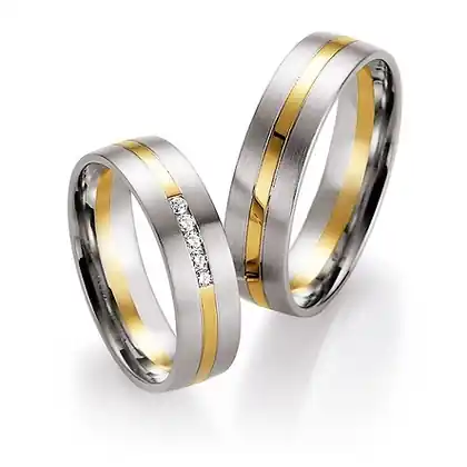 Sale Trauringe Mehrfarbig