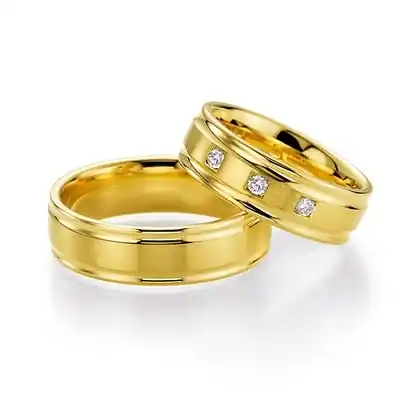 Saisonangebot Trauringe Gelbgold