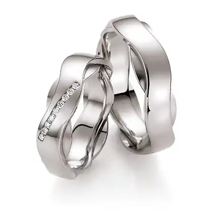 Trauringe Weißgold Wochenendangebot