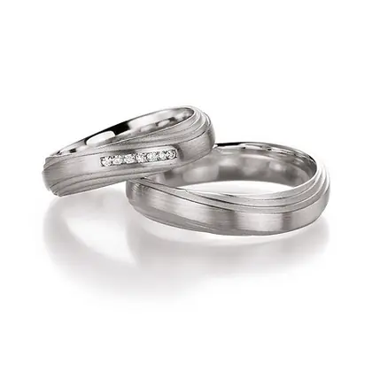 Sofort Bestellen Trauringe Weißgold