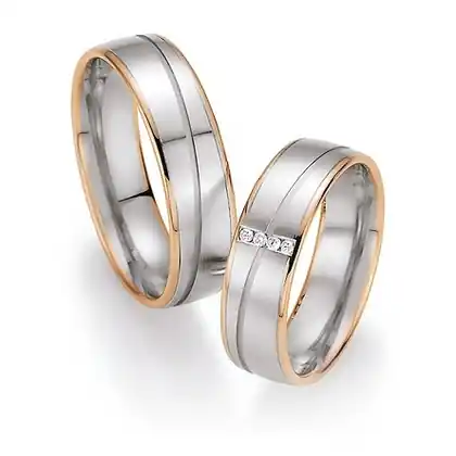 Neuheit Trauringe Mehrfarbig