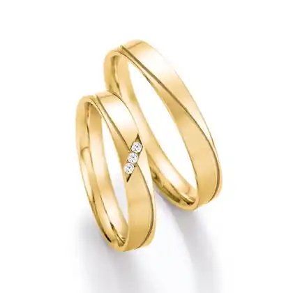 Schneller Versand Trauringe Gelbgold