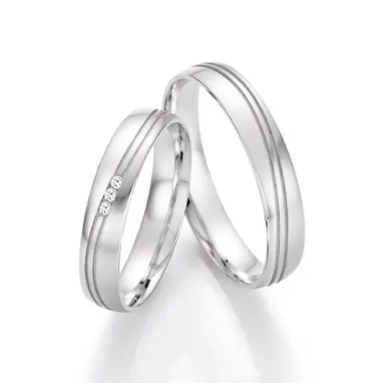 Sale Trauringe Weißgold