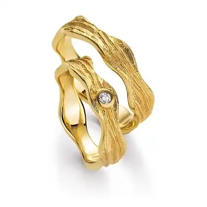 Weltweiter Versand Trauringe Gelbgold