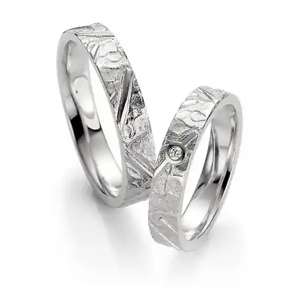 Trauringe Weißgold Kostenloser Rückversand