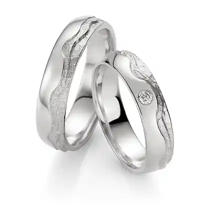 Hochwertig Trauringe Weißgold