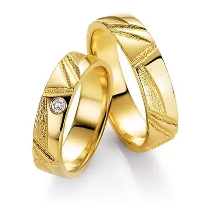 Highlight Trauringe Gelbgold