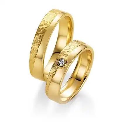 Weltweiter Versand Trauringe Gelbgold