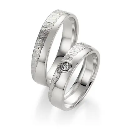 Trauringe Weißgold Exklusiv