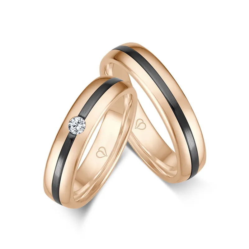 Premium Trauringe Mehrfarbig