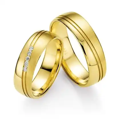 Highlight Trauringe Gelbgold