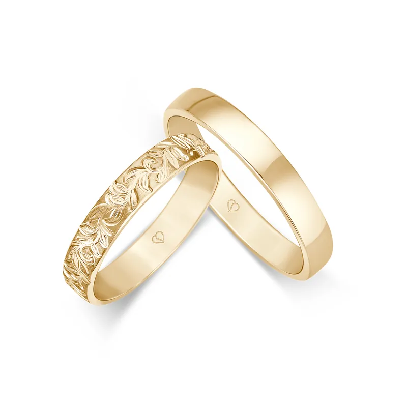 Trauringe Gelbgold Echt