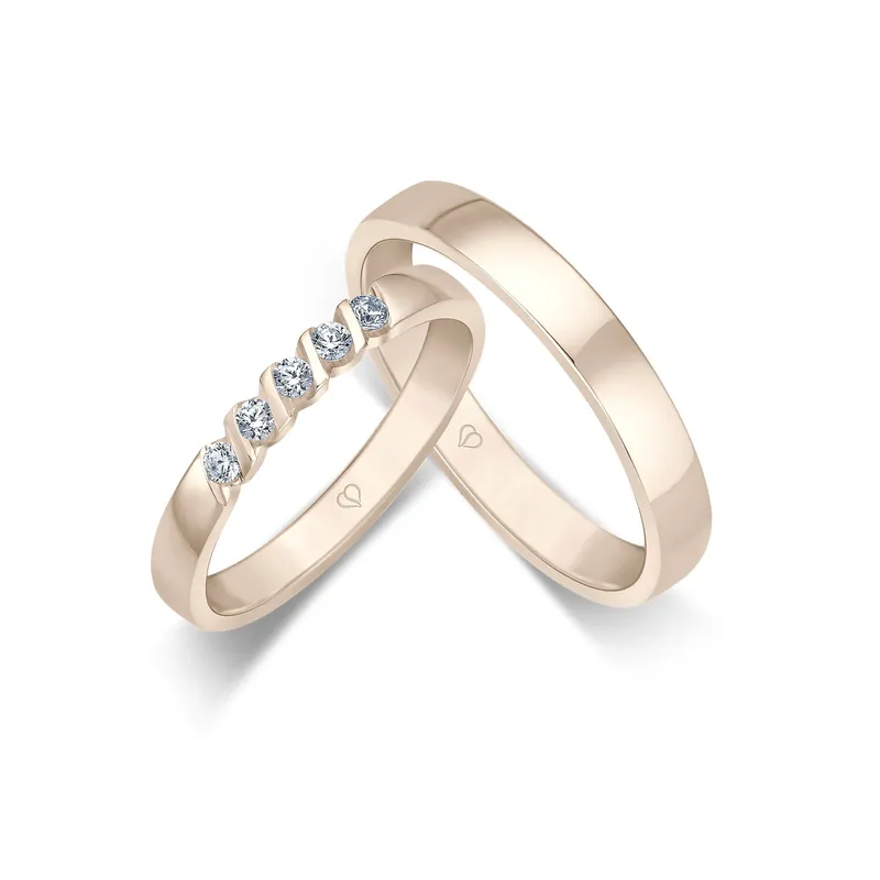 Trauringe Ambridge Gold Geld-Zurück-Garantie