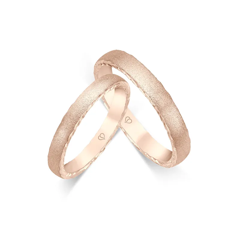 Kostenfreie Lieferung Trauringe Rotgold