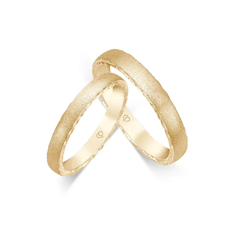 Neu Trauringe Gelbgold