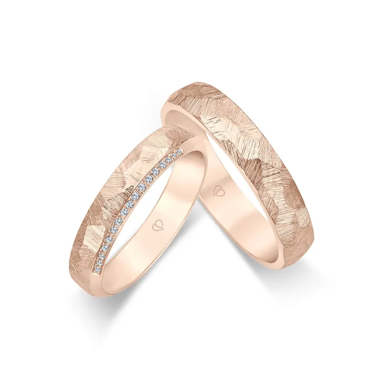 Markenware Trauringe Rotgold