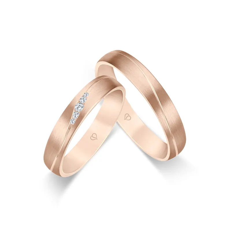 Trauringe Rotgold Neue Ware