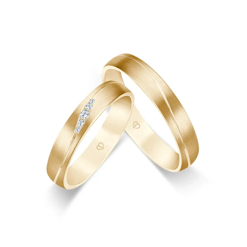 Trauringe Gelbgold Markenware