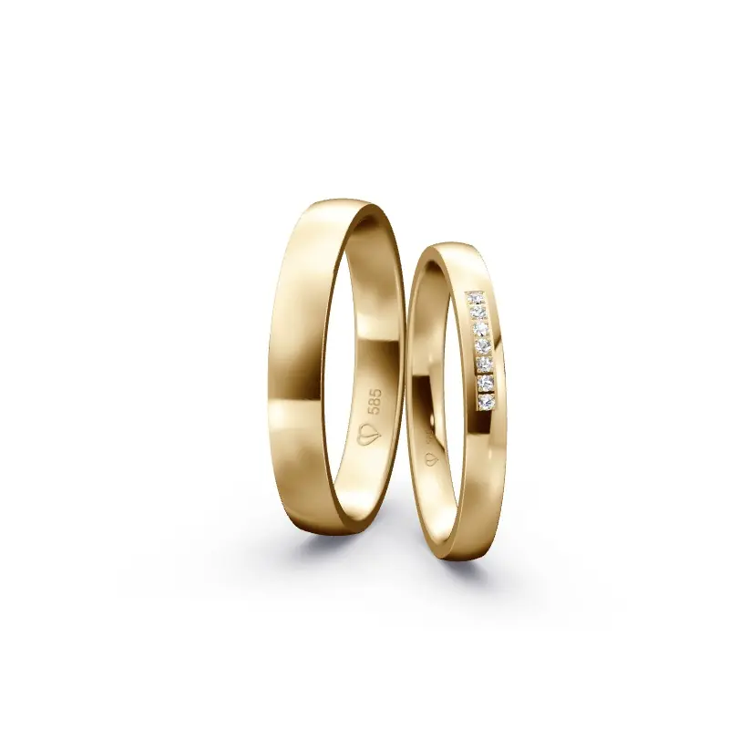 Individuelles Ringkonfigurator-Paar Zertifiziert