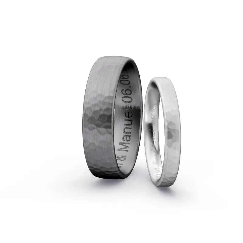 Individuelles Ringkonfigurator-Paar Zertifiziert