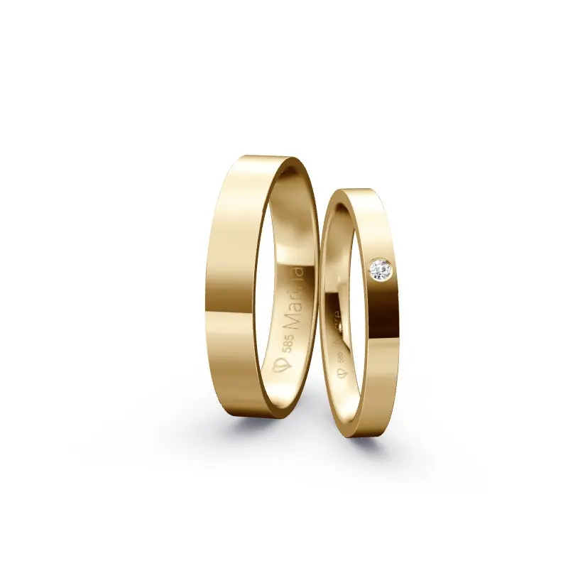 Individuelles Ringkonfigurator-Paar Sichere Zahlung