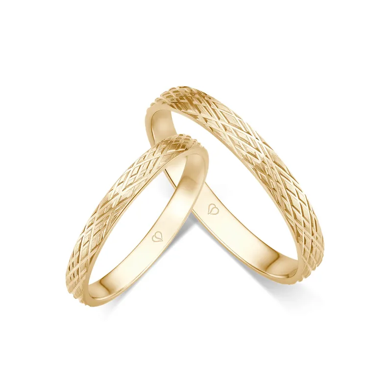 Schnäppchen Trauringe Gelbgold