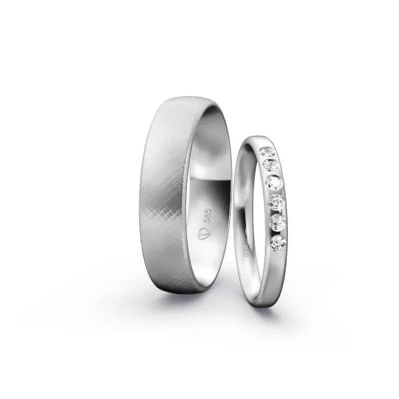 Individuelles Ringkonfigurator-Paar Solange Der Vorrat Reicht