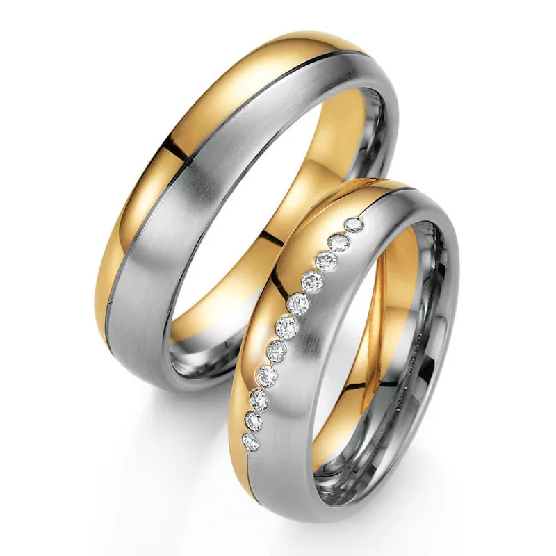 Exklusiv Trauringe Mehrfarbig