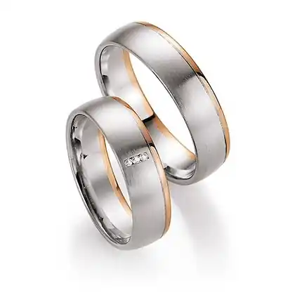 Original Trauringe Mehrfarbig