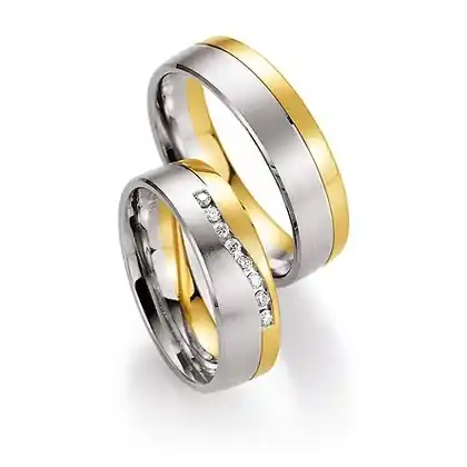 Top-Seller Trauringe Mehrfarbig