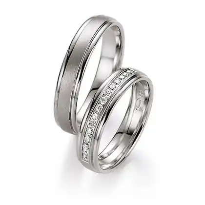 Wochenendangebot Trauringe Weißgold