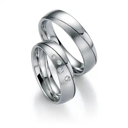 Trauringe Weißgold Begrenztes Angebot