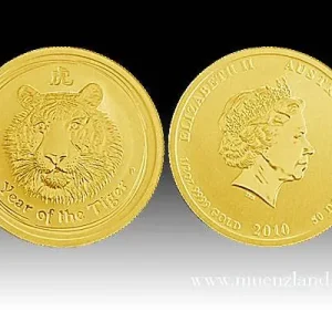 Australien Lunar Tiger 1/2oz Gold Sofort Bestellen
