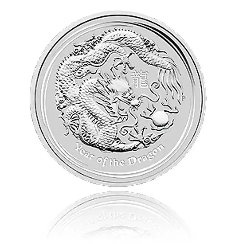 Australien Lunar II Drache 2oz Silber (2012) Exklusiv