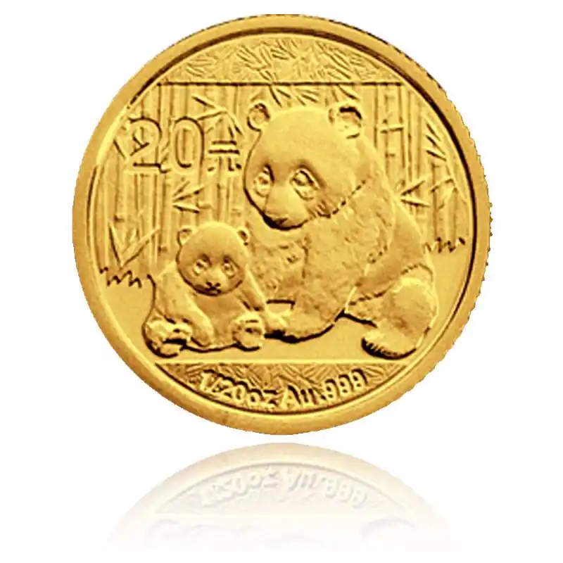Mengenrabatt China Panda 1/20 Unze Gold (2012)