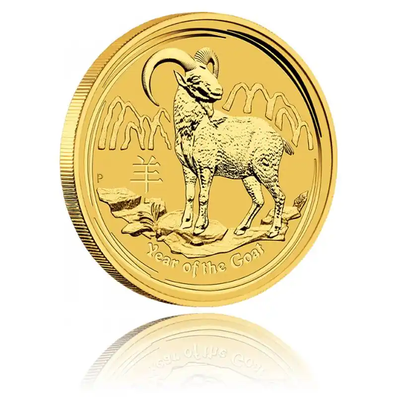 Australien Lunar II Ziege 1/2oz Gold (2015) Finale Aktion