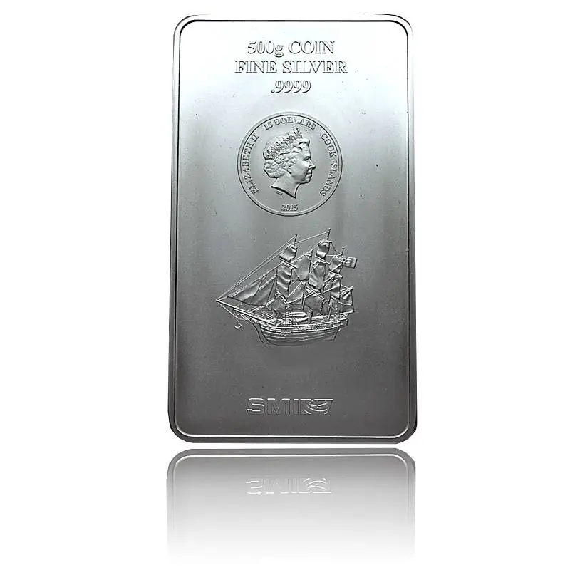 500 gramm Silber Cook Islands Münzbarren Letzte Chance