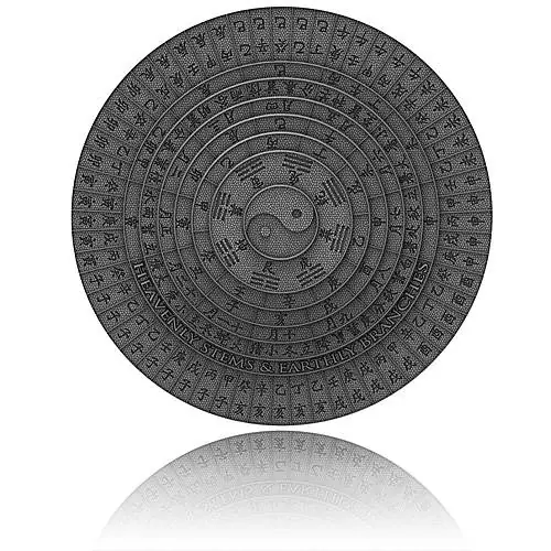 Solange Der Vorrat Reicht Silbermünze 2 oz Himmelsstämme Irdischen Zweigen Ancient Calendars High Relief 2020